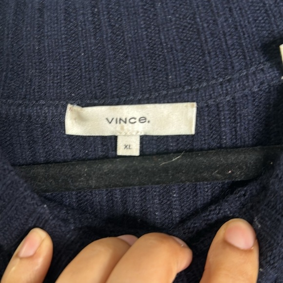 Vince navy blue cashmere wool sweater dress size XlArge - Picture 6 of 10